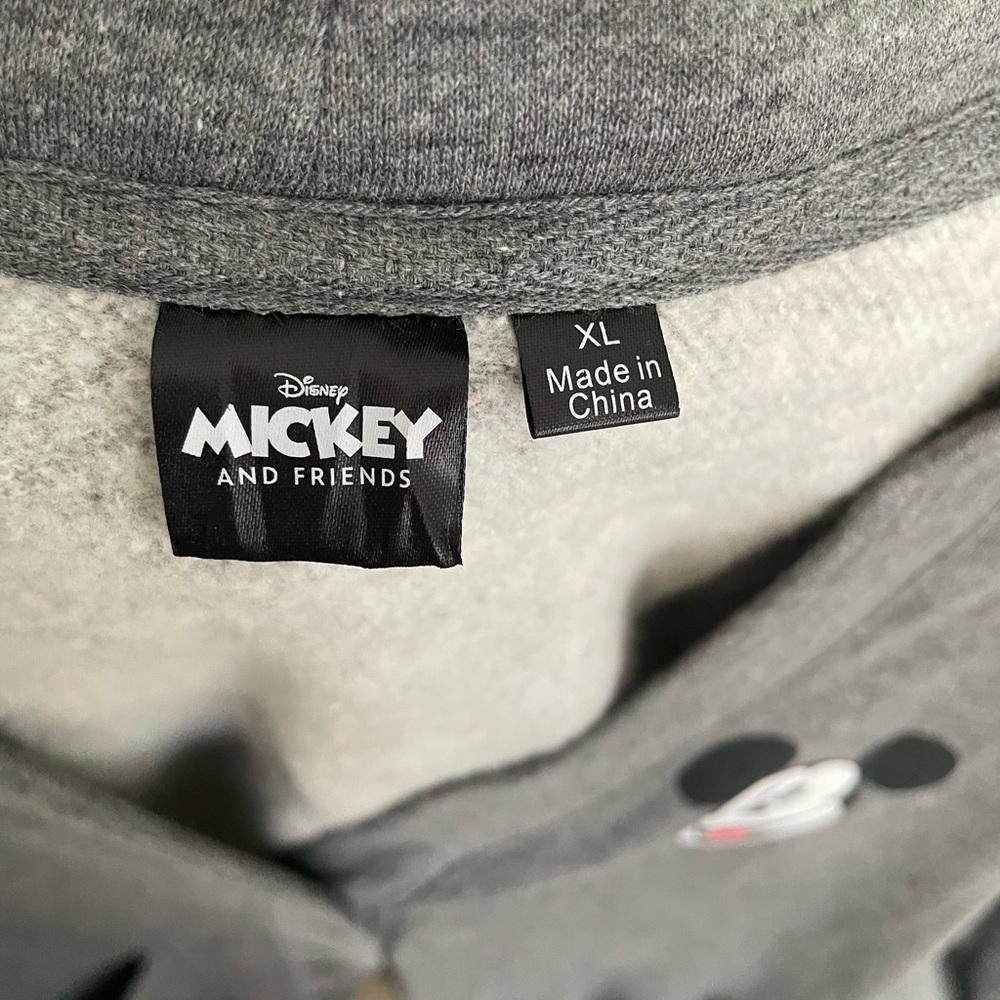 Mickey Mouse Disney Gray Cardigan with Character Design - Picture 3 of 3